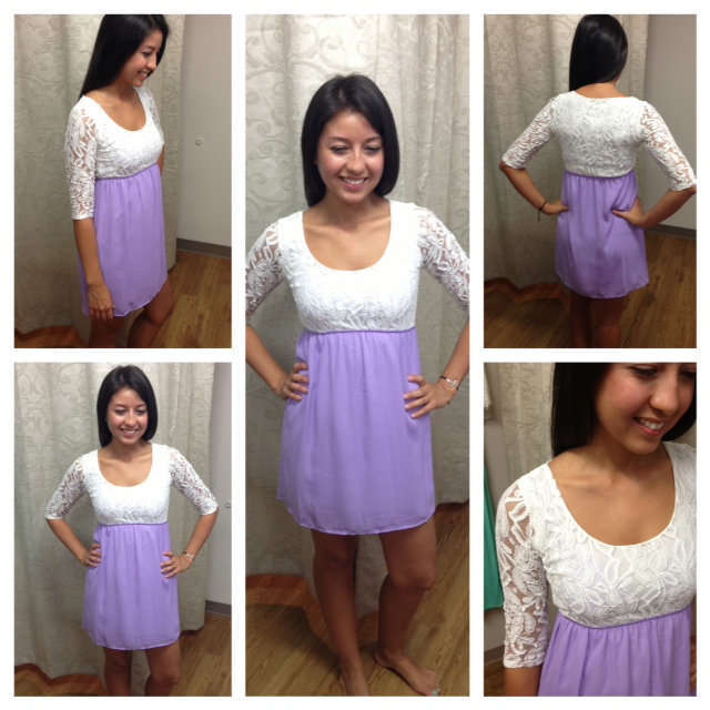 Kaylor Lavender Mini Dress main image 1